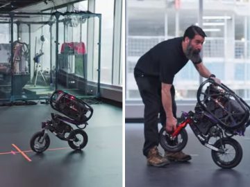 MAROKO133 Hot ai: Scientists create bicycle-style robot that travels at high speed while n
